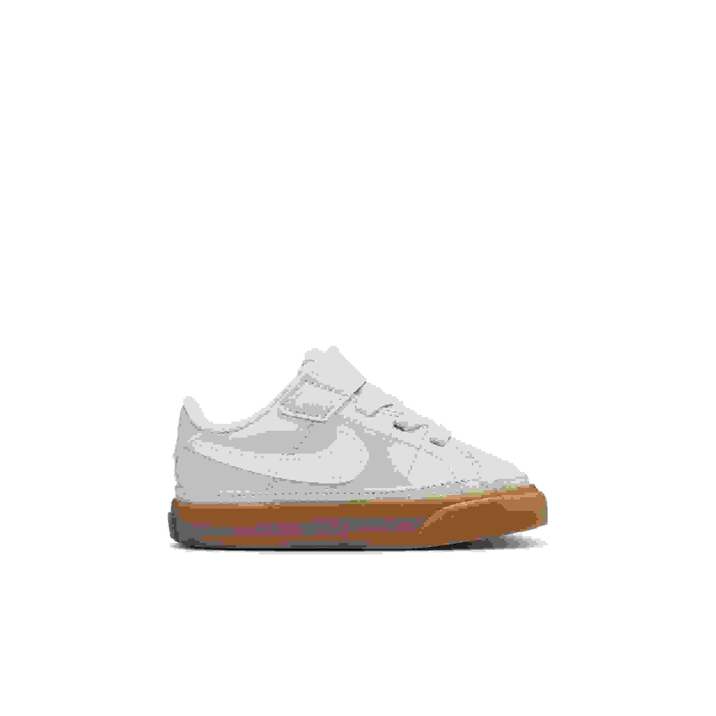 Nike Court Legacy Infant Boys' "Light Silver/Gum Dark Brown/White" Shoe